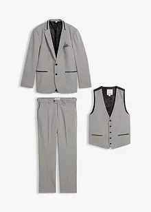 Kostym: kavaj, byxor och väst Regular Fit, bonprix