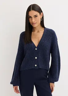 Cardigan med glittergarn i oversizemodell, bonprix