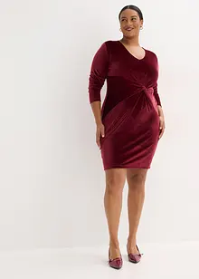 Miniklänning av glansig sammet, bonprix