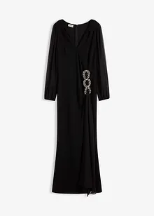 Maxiklänning med strassapplikationer, bonprix