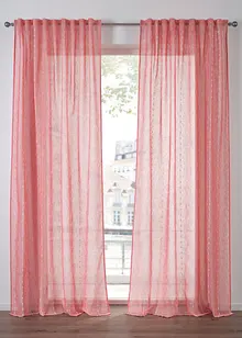 Gardinlängd med vävda ränder (1-pack), bonprix