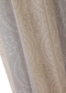 Randig gardinlängd i återvunnen polyester (1-pack), bonprix