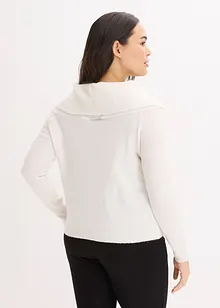 Oversizetröja med vid ringning, bonprix