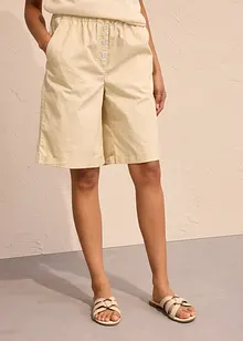 Papertouch-bermudas av bomull, bonprix