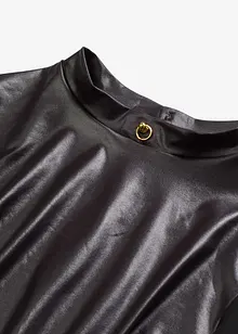 Stringbody ouvert med wetlook, bonprix