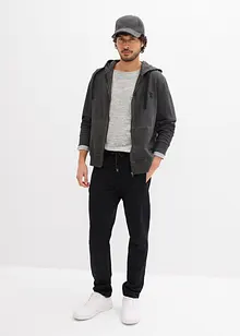 Joggingbyxa med fickor med dragkedja, bonprix