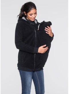 Mammafleecejacka med babyficka för graviditeten och efteråt, bpc bonprix collection