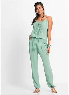 Jumpsuit i viskosmaterial med struktur, bonprix