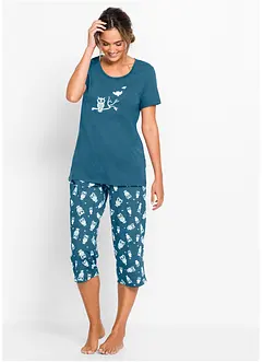 Kortärmad capripyjamas, bonprix