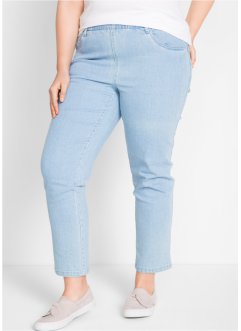 Jeans med bekväm medelhög midja (2-pack), raka ben, bpc bonprix collection