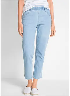 Jeans med bekväm medelhög midja (2-pack), raka ben, bonprix