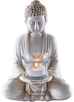 Prydnadsfigur i Buddha-format med värmeljushållare, bpc living bonprix collection