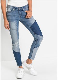 Stuprörsjeans, trefärgade, korta, RAINBOW