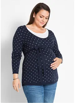 Mamma-/amningströja av finstickat material, bonprix