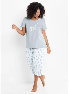 Kortärmad capripyjamas, bonprix