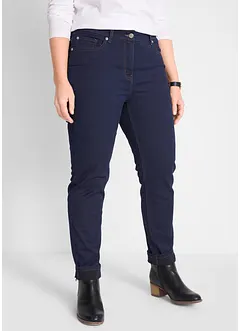 Slim Fit Jeans Mid Waist, med bekväm midja, bonprix