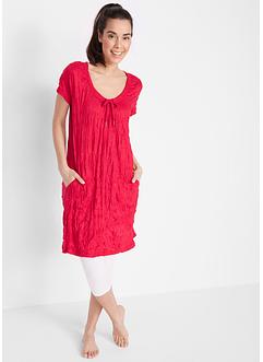 L&aring;ng tunika med krinklad effekt och 3/4-leggings, bpc bonprix collection