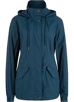 Tunn parkas med huva, bonprix