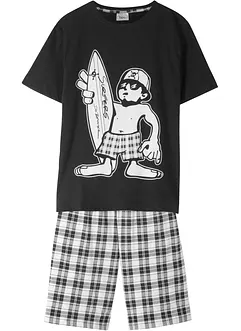 Pyjamas med shorts, av bomull (2 delar), bonprix