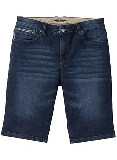 Stretchiga jeansbermudas, smal passform, bonprix