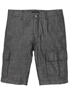 Cargobermudas i chambray, Loose Fit, bonprix