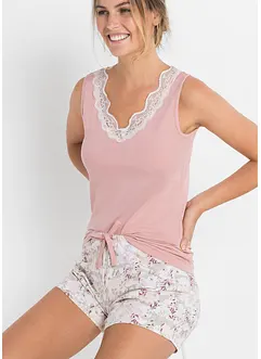 Pyjamas med shorts, bonprix