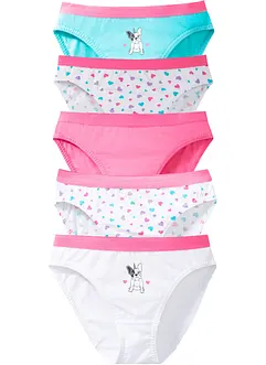 Trosa i ekologisk bomull för barn (5-pack), bonprix