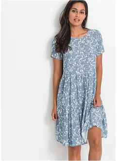 Miniklänning i följsam viskos, bonprix