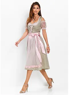 Dirndl med pärlor (2 delar), bonprix