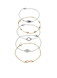 Armbandsset (5 delar), bonprix