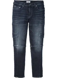 Slim Fit Cargo Stretch Jeans Straight, bonprix