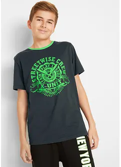 T-shirt för barn (2-pack) i ren bomull, bonprix