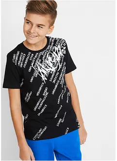 T-shirt för barn i ren bomull, Slim Fit, bonprix