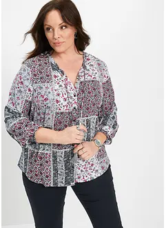 Mönstrad blus, bonprix