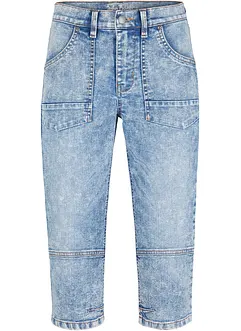 Stretchiga caprijeans, bonprix