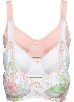 BH med bygel och bomull (3-pack), bonprix