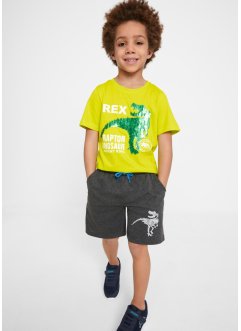 T-shirt med vändbara paljetter + shorts för pojkar (2 delar), bpc bonprix collection