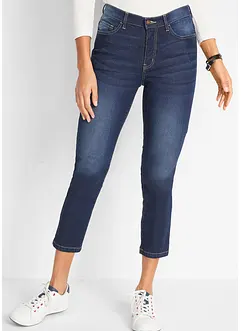 Slim Fit Ultra Soft Jeans, 7/8-längd, bonprix