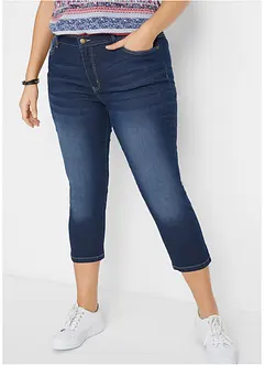 Slim Fit Ultra Soft Jeans, 7/8-längd, bonprix