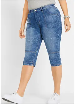 Stretchiga caprijeans, bonprix