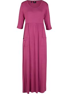 Stretchig maxikl&auml;nning med rund halsringning, bpc bonprix collection