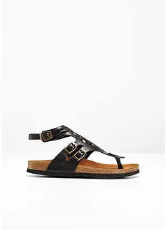 Bekväm lädersandal, bonprix