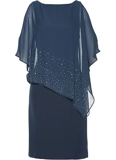 Fodralklänning med glitterstenar, premium, bonprix
