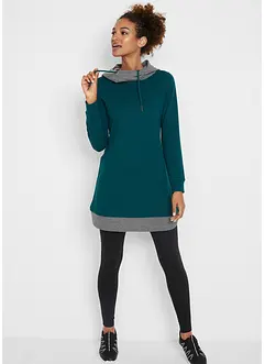 Lång sweatshirt och leggings (2 delar), bonprix