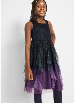 Glittrig festklänning för flickor, bpc bonprix collection