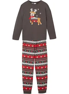 Barnpyjamas (2-pack), ekologisk bomull, bonprix