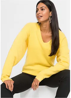 Stickad tröja i oversizemodell, bonprix