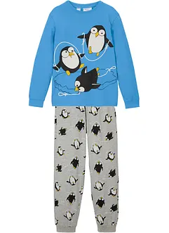 Pyjamas med ekologisk bomull (2 delar), bonprix