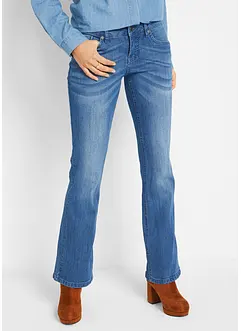 Stretch Bootcut Jeans Mid Waist, bonprix