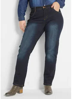 Formande jeans med hög midja, raka ben, bonprix